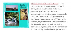 Las chicas del club de Belly Dance, Nos vamos de Viaje, Nuria Pazos, Mar Cantero Sánchez, www.marcanterosanchez.com