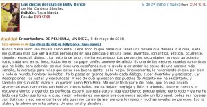 Las chicas del club de Belly Dance, Crítica 5, Mar Cantero Sánchez, www.marcanterosanchez.com