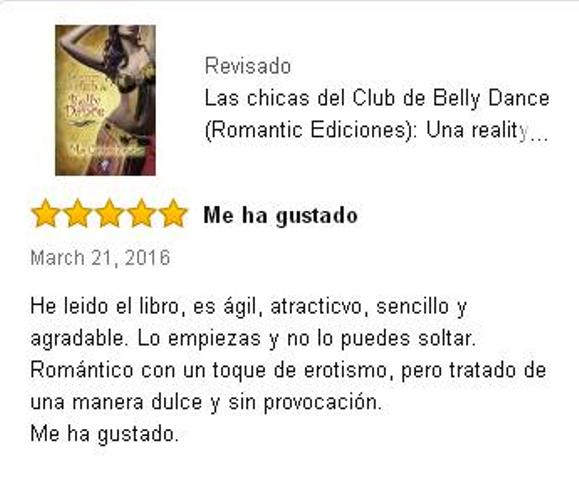 Las chicas del Club de Belly Dance, Crítica 8, Mar Cantero Sánchez, www.marcanterosanchez.com