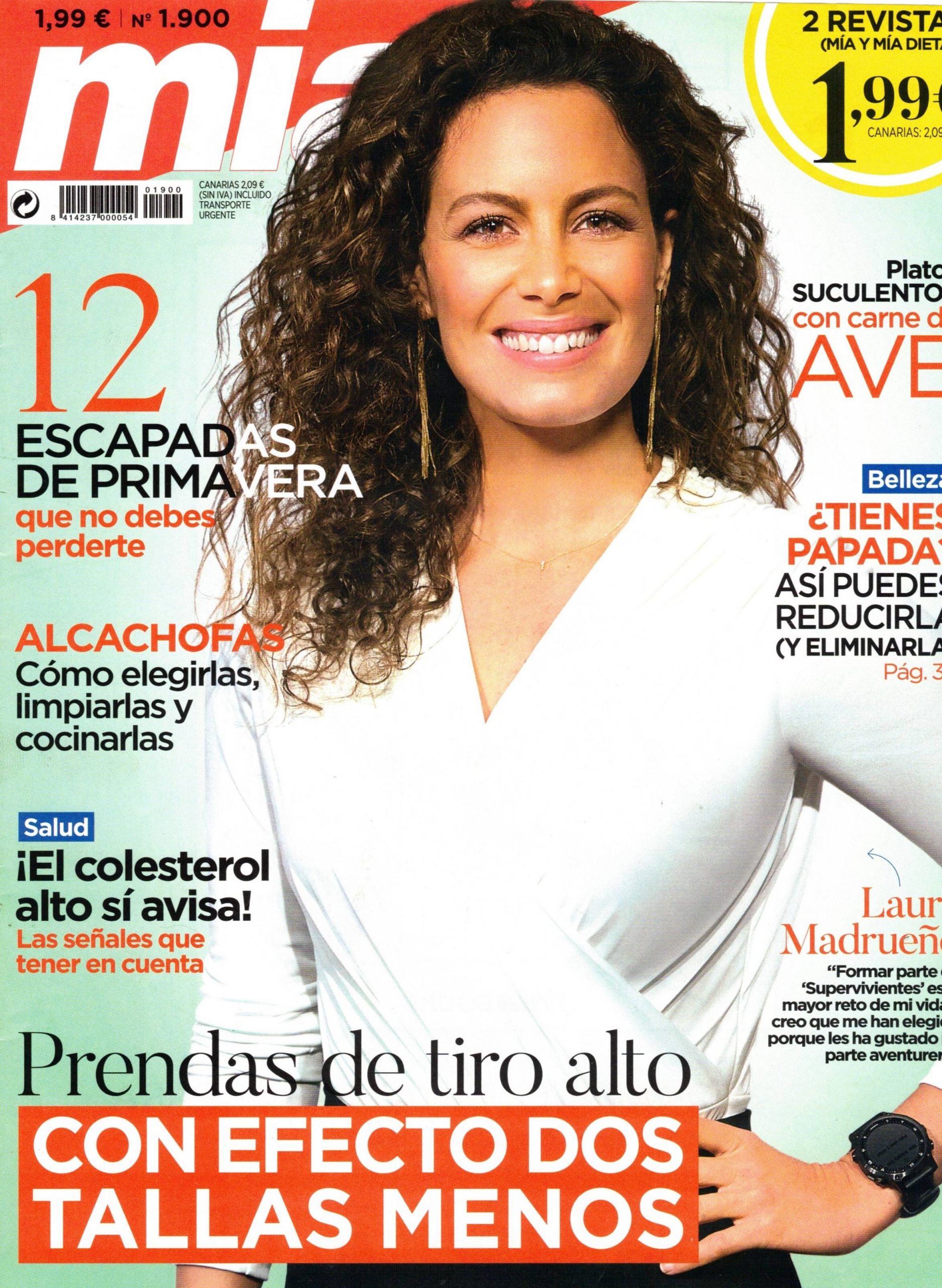 Tu mente no tiene límites, revista MÍA, portada, Mar Cantero Sánchez, www.marcantero.com